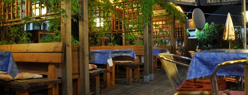 Weiterer Blick in das echte Restaurant Helios